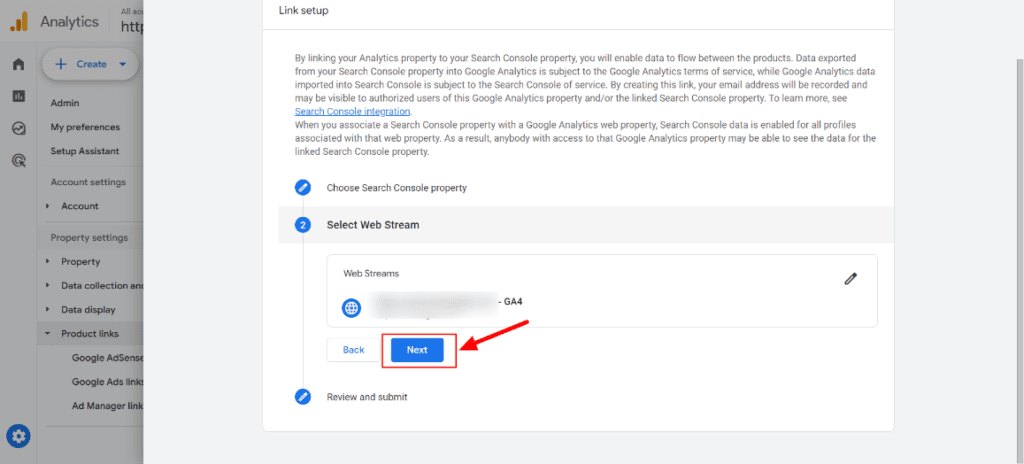 Integrating Google Search Console with GA4