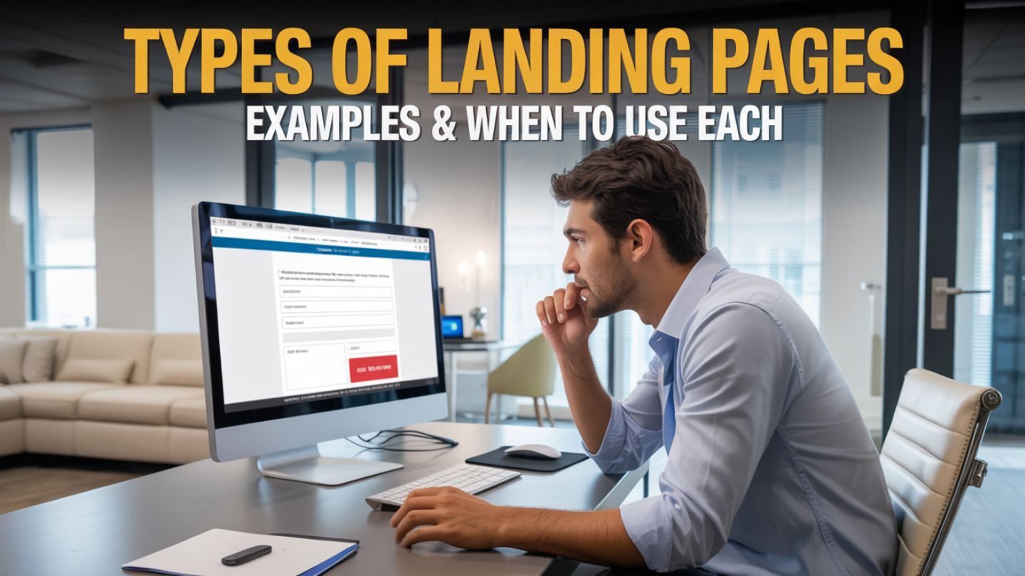 Types of Landing Pages: Examples & When to Use Each