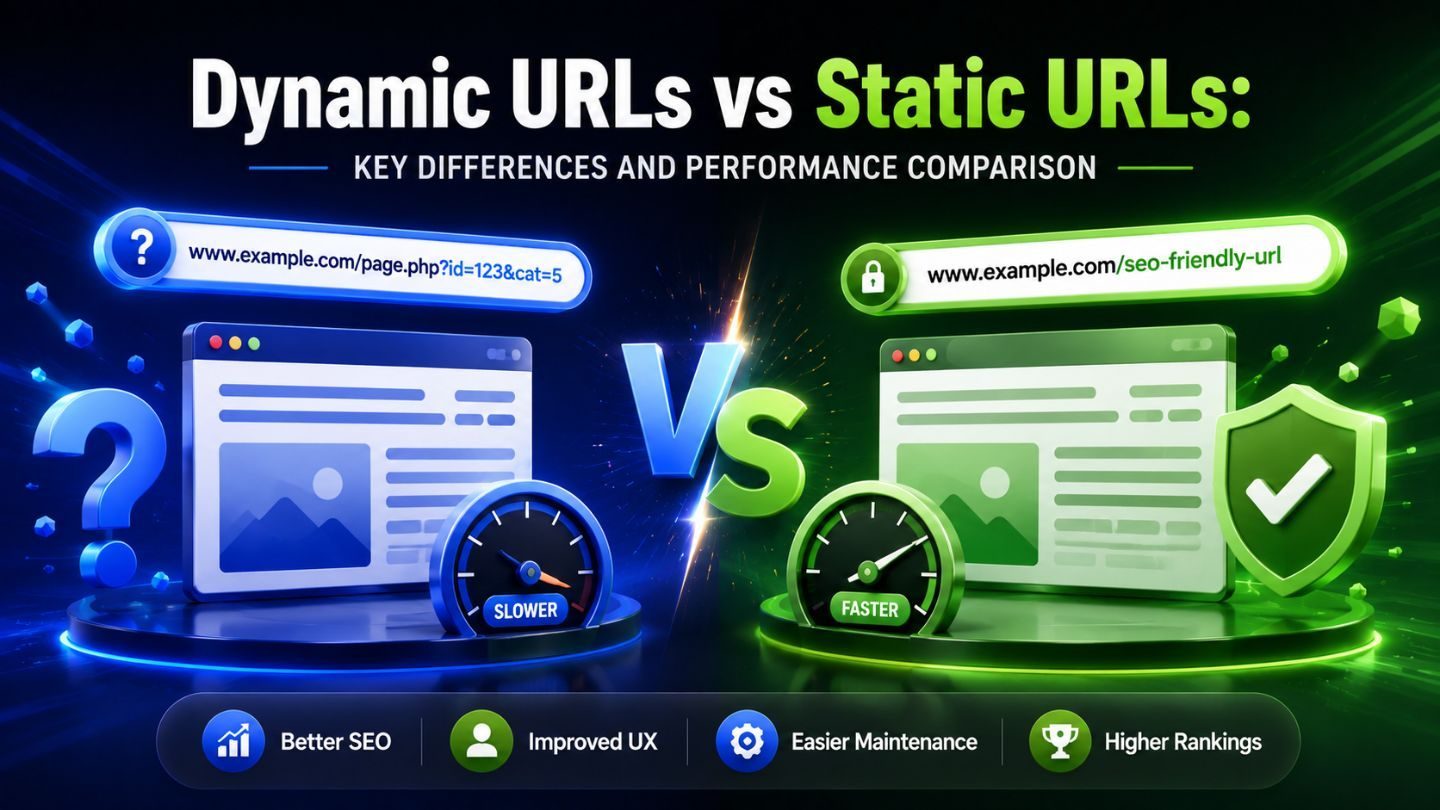 Dynamic URLs vs Static URLs: Key Differences and Performance Comparison
