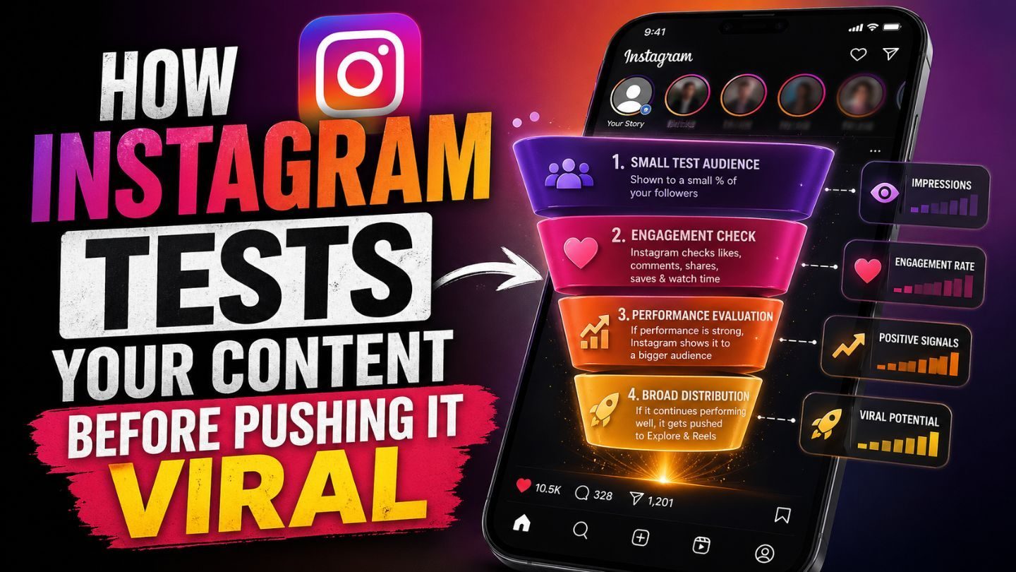 How Instagram Tests Your Content Before Pushing It Viral