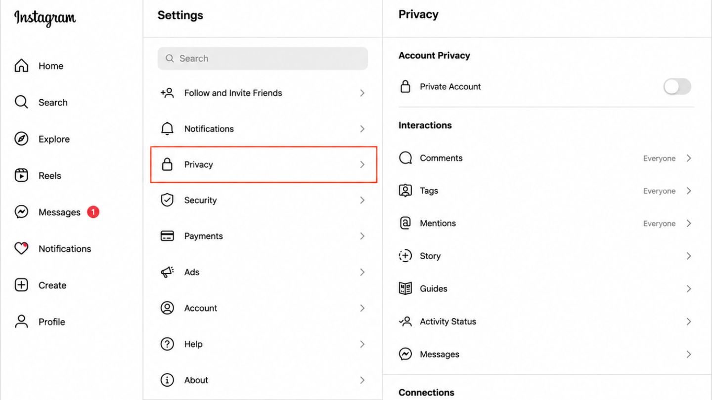 privacy tips beyond activity status