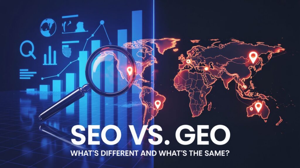 key differences between seo and geo
