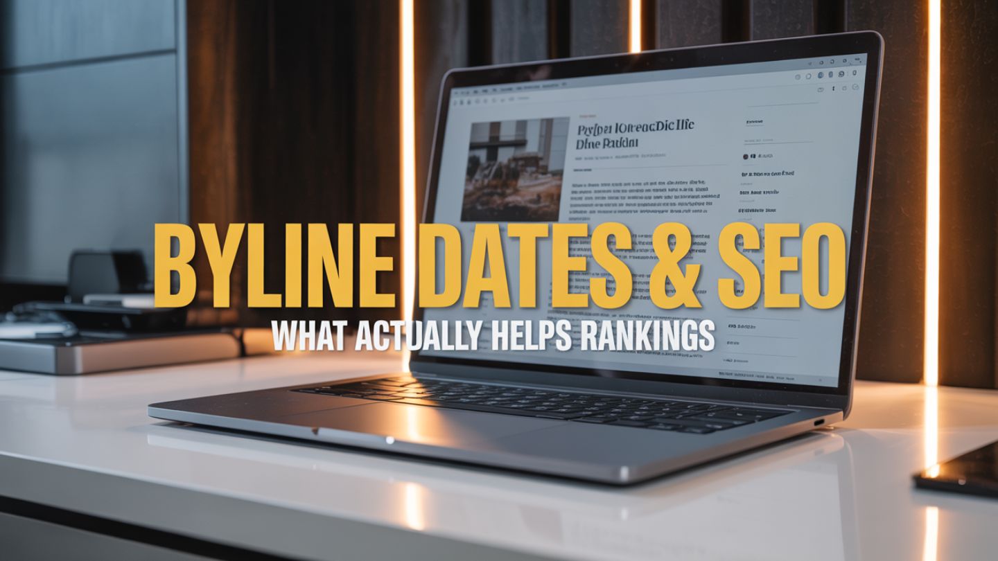 Byline Dates & SEO: What Actually Helps In Rankings