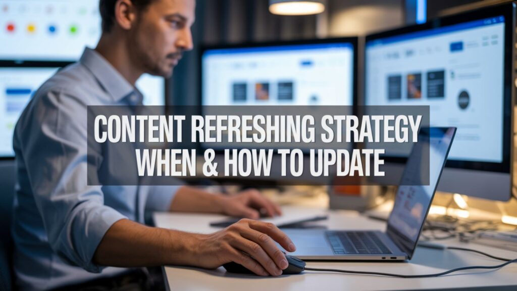 Content Refreshing Strategy: When and How to Update Old Posts