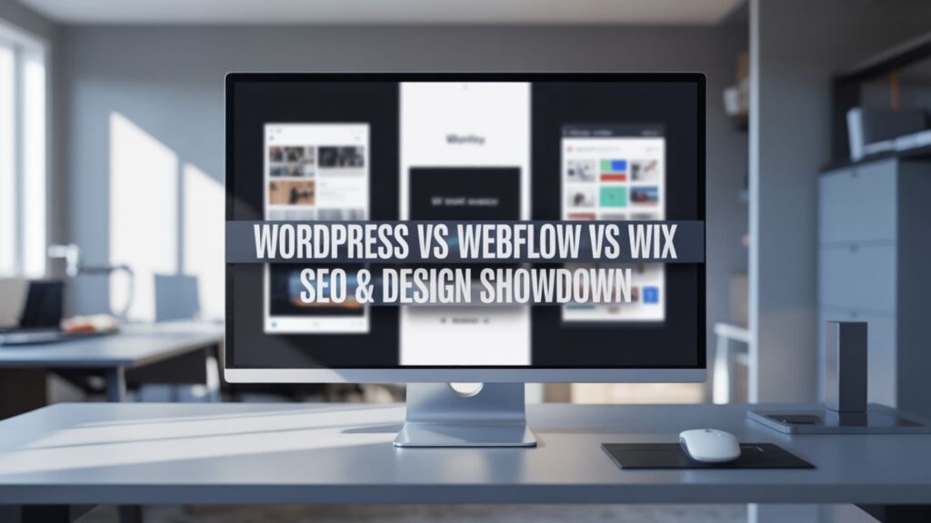 WordPress vs Webflow vs Wix: The SEO & Design Showdown