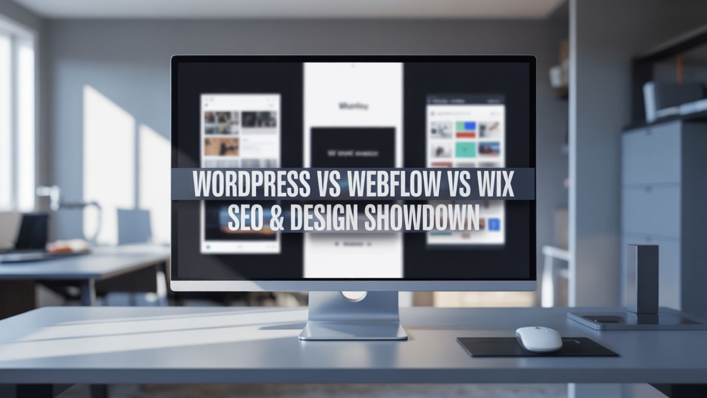 WordPress vs Webflow vs Wix: The SEO & Design Showdown