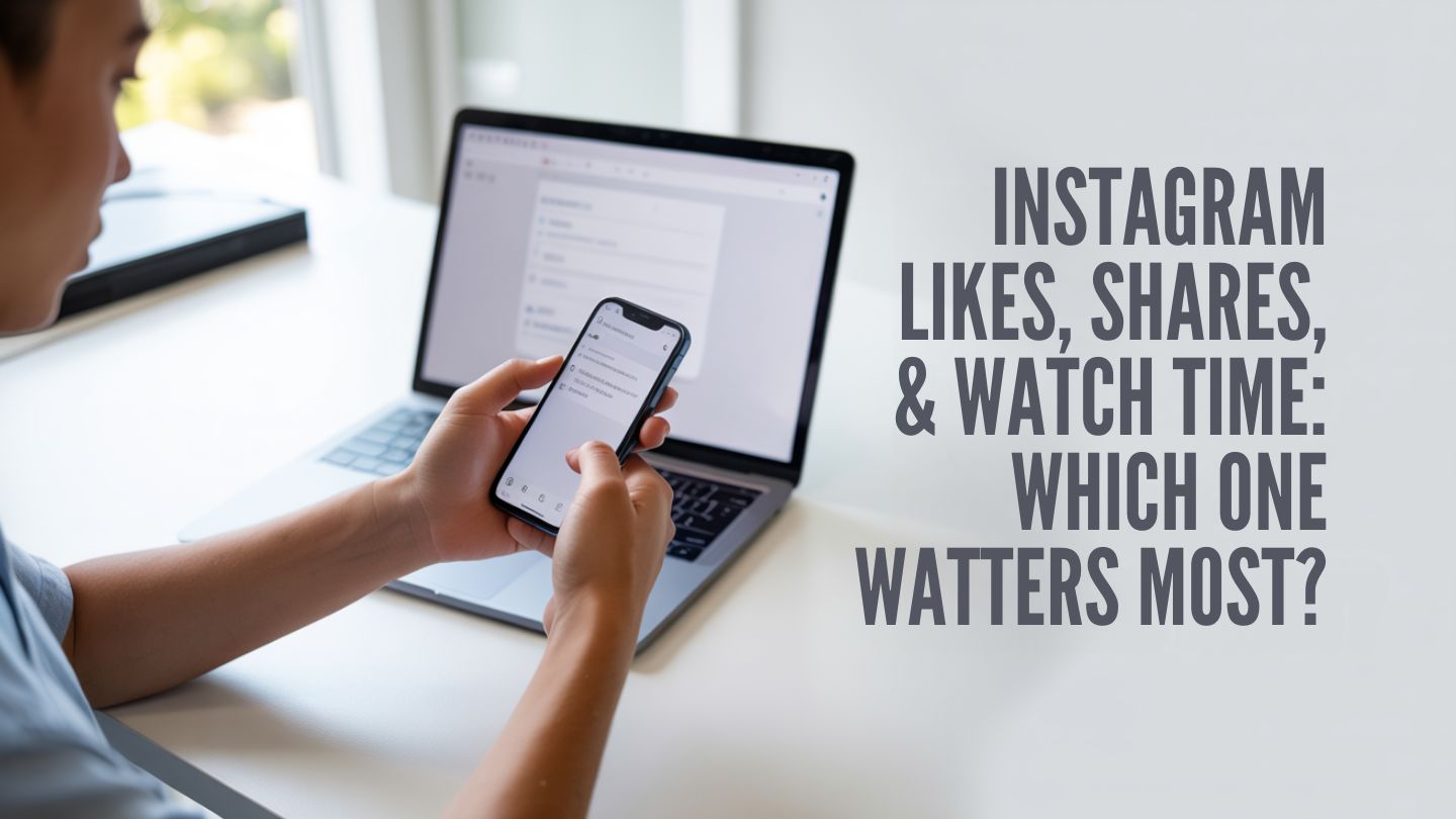 Instagram Likes, Saves, Shares & Watch Time: Which One Matters Most?