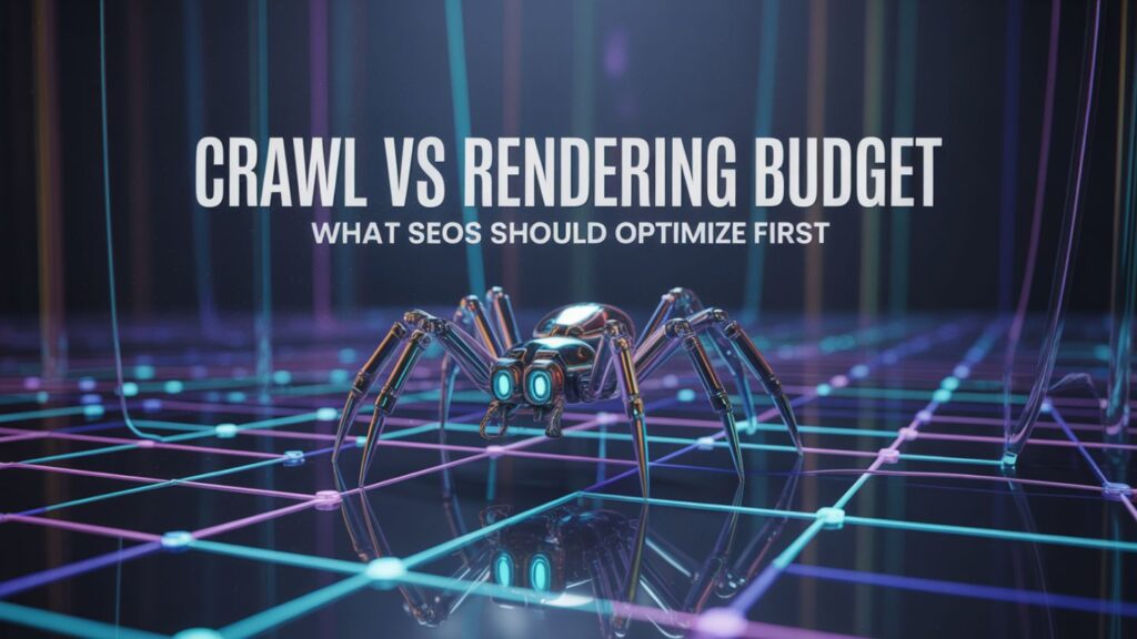 Crawl vs Rendering Budget: What SEOs Should Optimize First