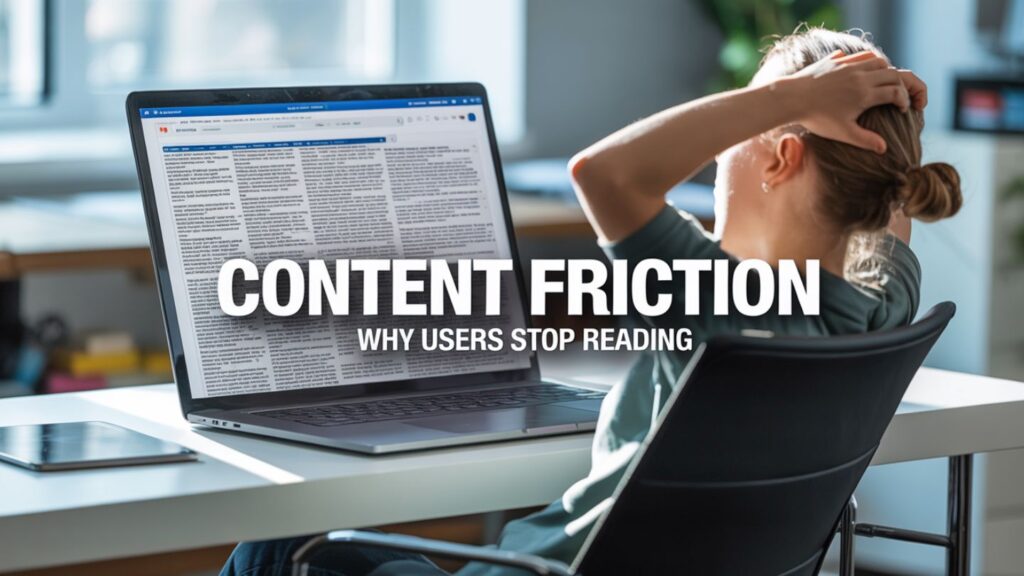 Content Friction: Why Users Stop Reading Mid-Page