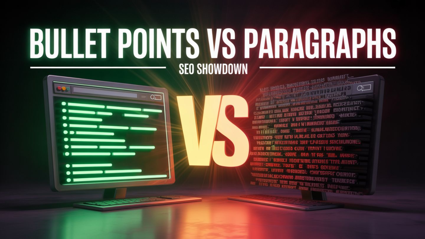 How Google Interprets Bullet Points vs Paragraphs: The SEO Showdown