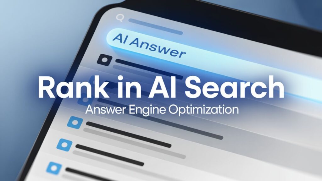 Answer Engine Optimization: How to Win Visibility in the Age of AI Search