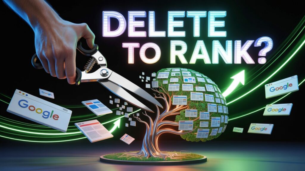 Content Pruning: How Deleting Pages Can Boost Your SEO Rankings