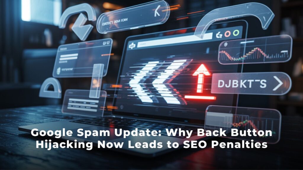 Google Spam Update: Why Back Button Hijacking Now Leads to SEO Penalties