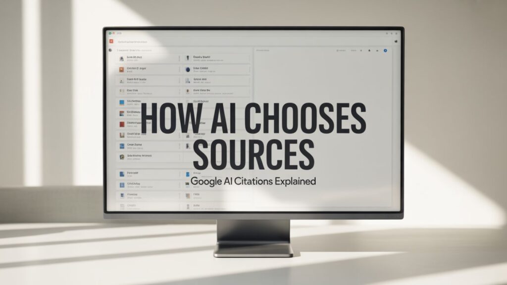 AI Answer Citations: How Google Chooses Sources for AI Results