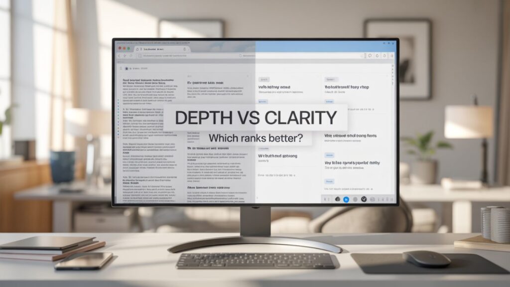 Content Depth vs Clarity: Which Drives Better Rankings?