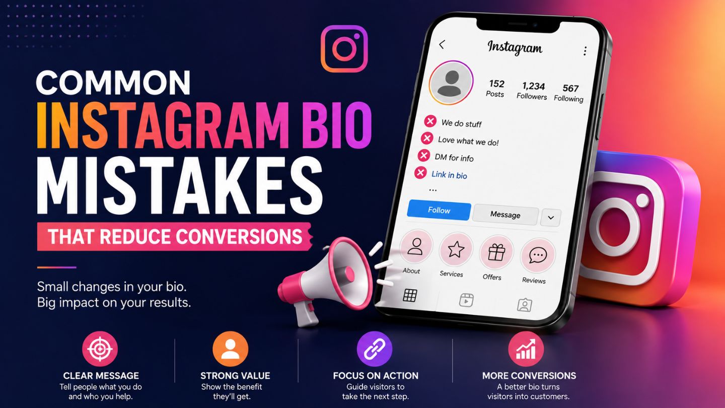 Common Instagram Bio Mistakes That Reduce Conversions