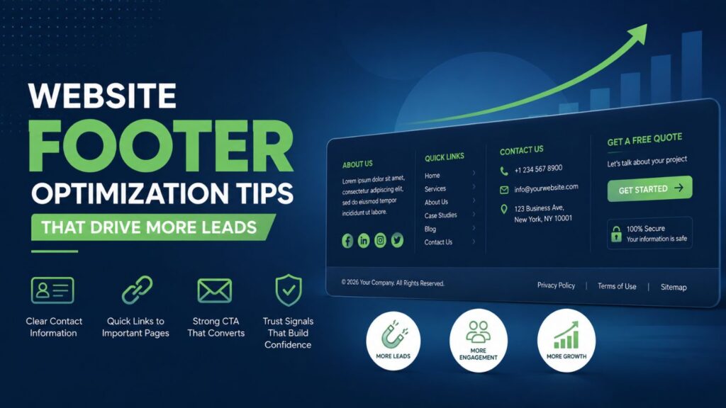 Website Footer Optimization Tips That Drive More Leads