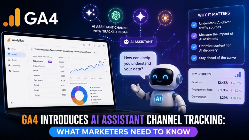 Ga4 introduces ai assistant channel tracking: what marketers need to know