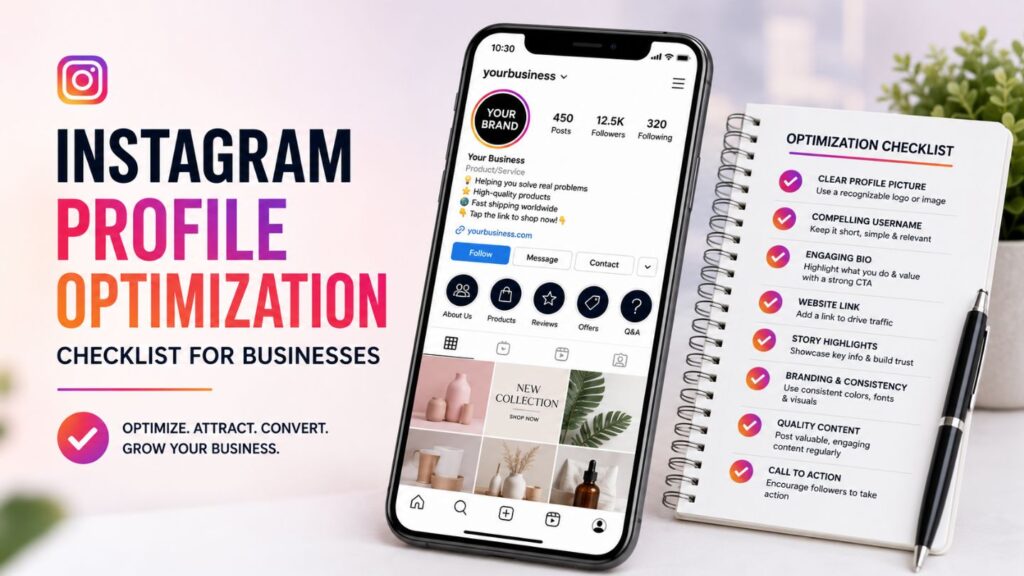 Instagram profile optimization checklist for businesses